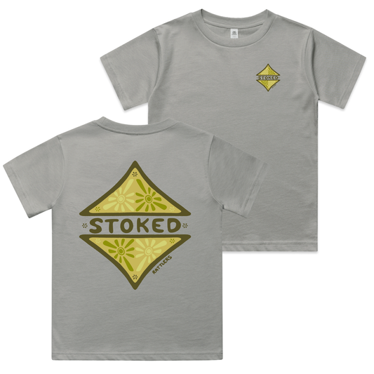 Stoked Green Girls Tee