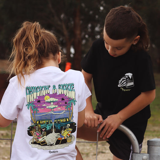 Chuckin' a Sickie Kids Tee