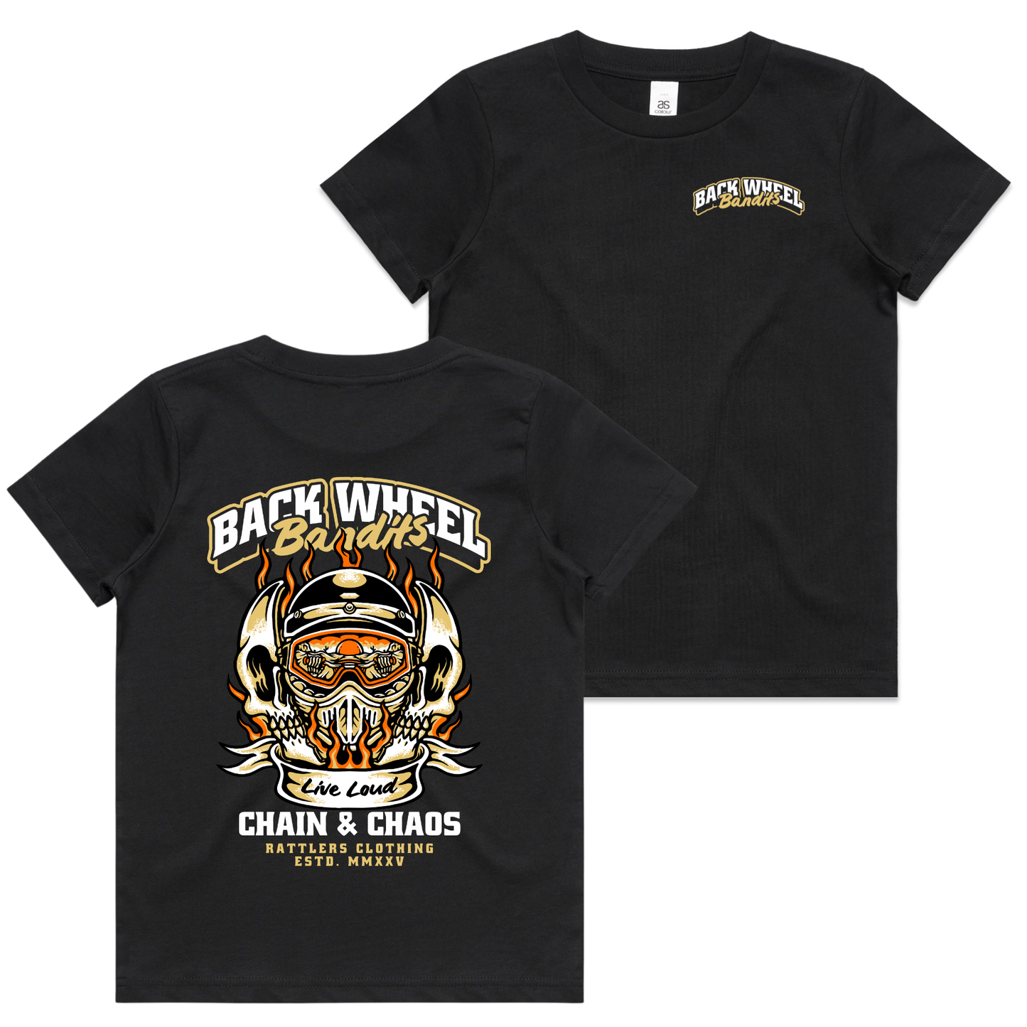 Back Wheel Bandits Boys Tee