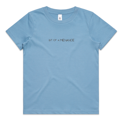 Bit of a Menace Kids Tee