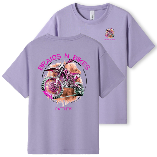 Braids 'N' Bikes Girls Tee