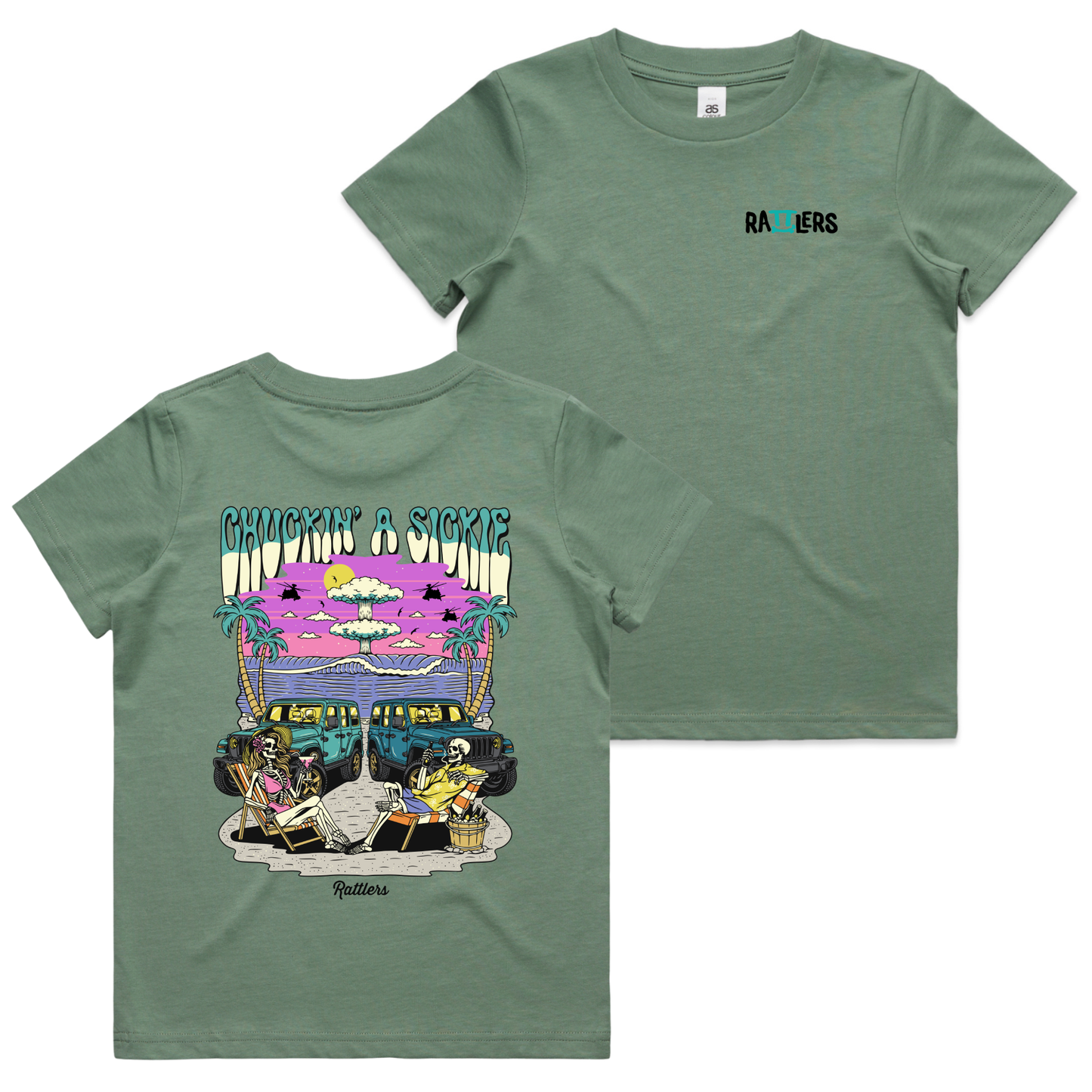 Chuckin' a Sickie Kids Tee