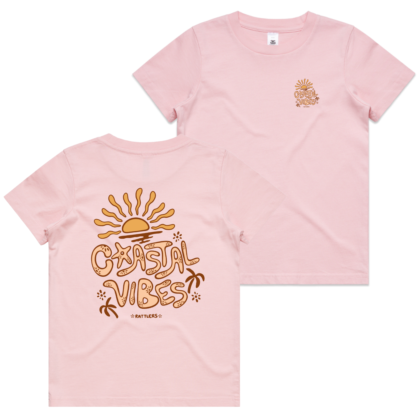 Coastal Vibes Girls Tee