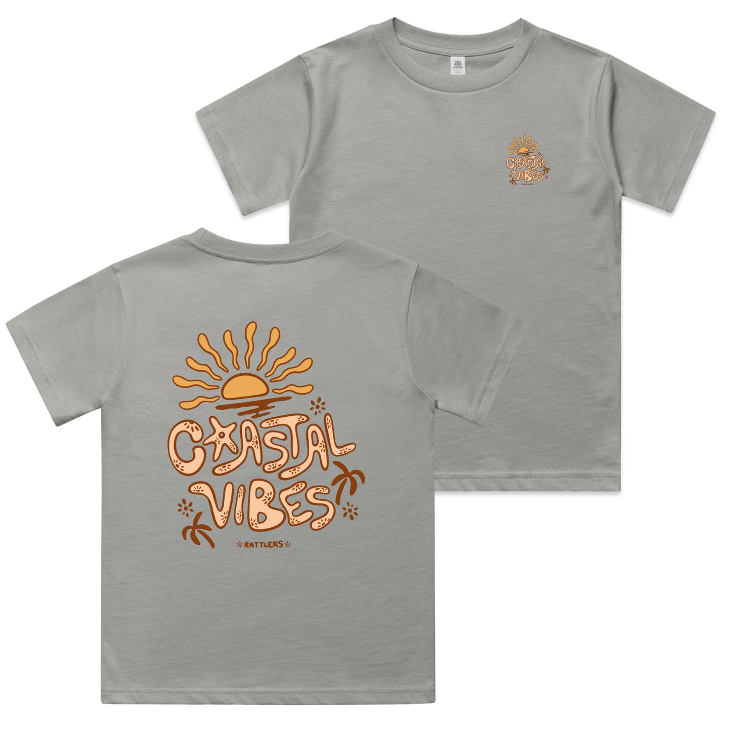 Coastal Vibes Girls Tee