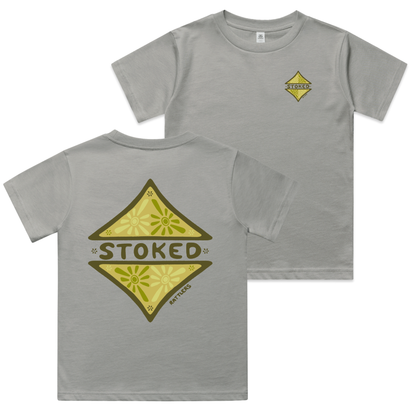 Stoked Green Girls Tee